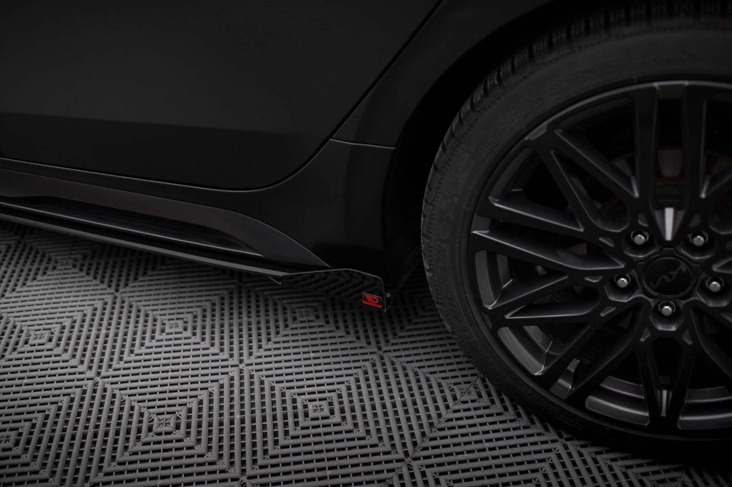 Maxton Design Side Skirts for Kia Proceed GT, GT-Line, Ceed GT (2022+), gloss black