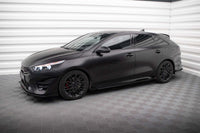 Maxton Design Side Skirts for Kia Proceed GT, GT-Line, Ceed GT (2022+), gloss black