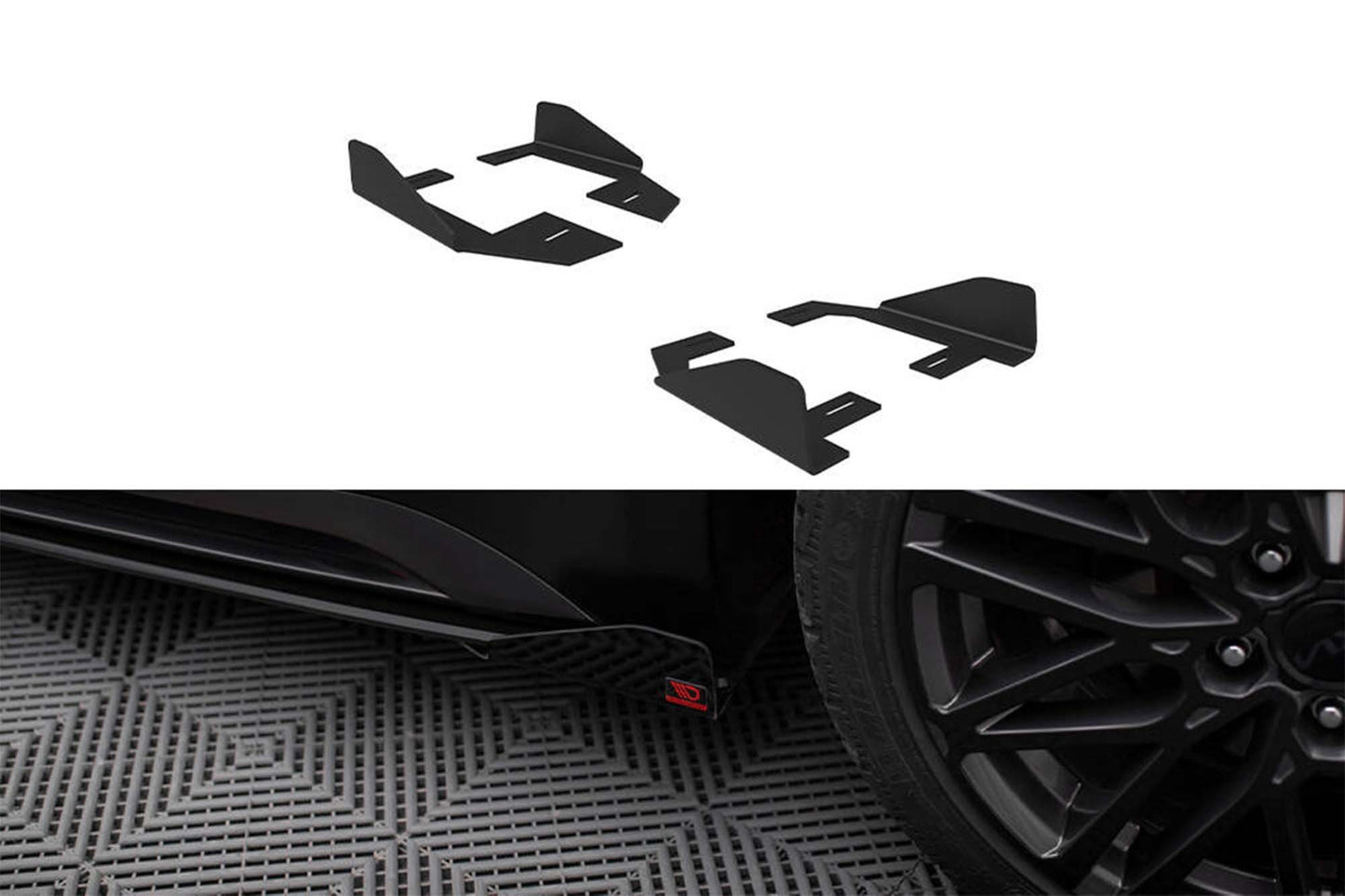 Maxton Design Side Skirts for Kia Proceed GT, GT-Line, Ceed GT (2022+), gloss black