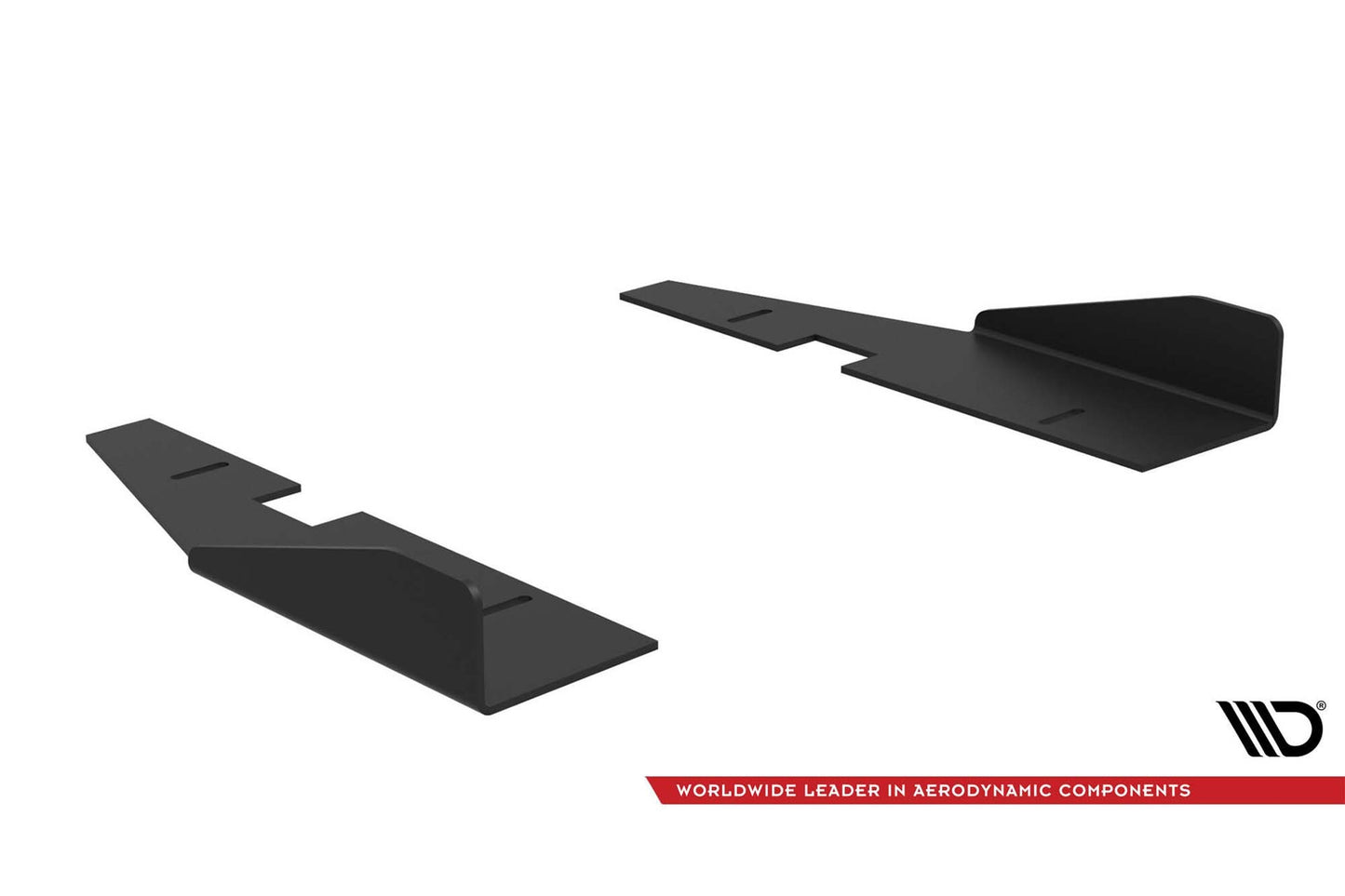 Maxton Design Side Skirts Diffusers for Kia Stinger GT, GT-Line, Standard (2017-2023), Gloss Black