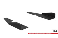 Maxton Design Side Skirts Diffusers for Kia Stinger GT, GT-Line, Standard (2017-2023), Gloss Black