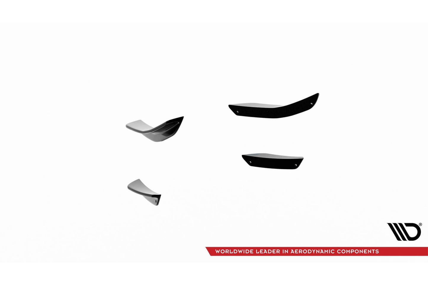 Maxton Design insertii laterale pentru bara fata Hyundai i20 N (2020+), negru mat