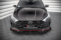 Maxton Design insertii laterale pentru bara fata Hyundai i20 N (2020+), negru mat