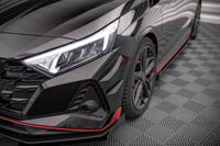 Maxton Design insertii laterale pentru bara fata Hyundai i20 N (2020+), negru mat