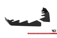Inserții laterale Maxton Design pentru bara fata a Hyundai Veloster N (2018-2022), negru lac