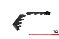 Inserții laterale Maxton Design pentru bara fata a Hyundai Veloster N (2018-2022), negru lac
