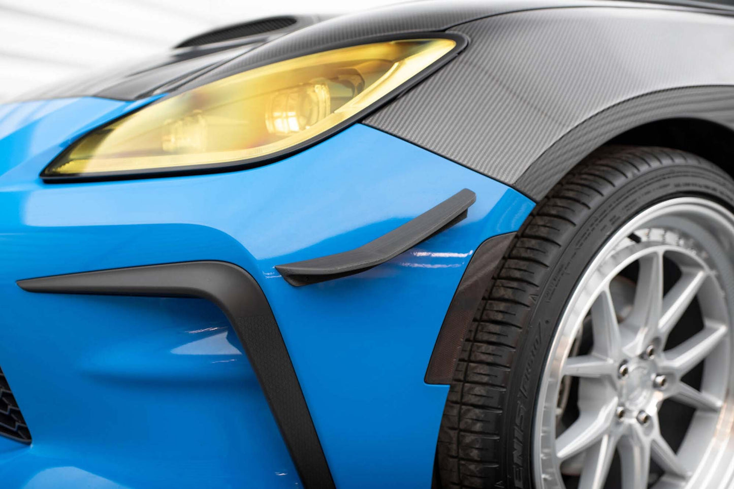 Lateral Splitters for Toyota GR86 (2021 onwards) Maxton Design, Matte Black