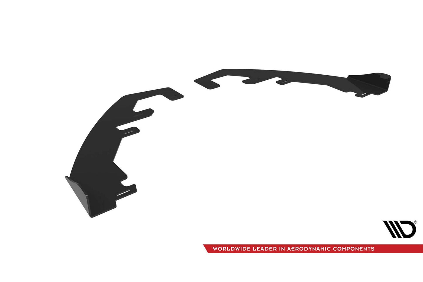 Maxton Design inserturi laterale pentru bara fata a Ford Fiesta ST (dupa 2021), negru lacuit