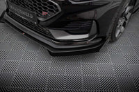 Maxton Design inserturi laterale pentru bara fata a Ford Fiesta ST (dupa 2021), negru lacuit