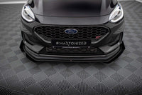 Maxton Design inserturi laterale pentru bara fata a Ford Fiesta ST (dupa 2021), negru lacuit