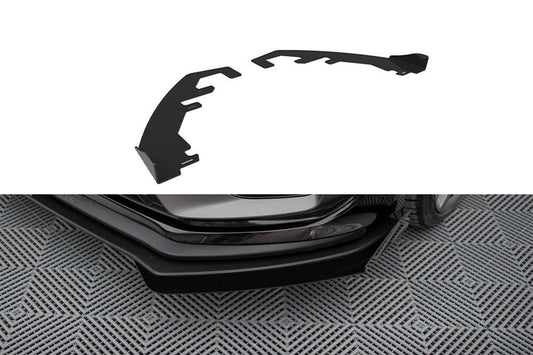 Maxton Design inserturi laterale pentru bara fata a Ford Fiesta ST (dupa 2021), negru lacuit