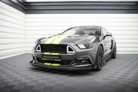 Maxton Design splitter bara fata pentru Ford Mustang GT (2014-2017), negru lucios