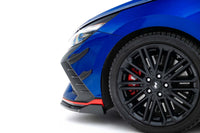 Maxton Design insertii laterale pentru bara fata Hyundai Elantra N (2020-2023), negru lac