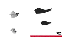 Maxton Design insertii laterale pentru bara fata Hyundai Elantra N (2020-2023), negru lac