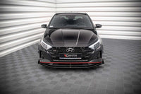 Maxton Design insertii laterale pentru bara fata Hyundai i20 N (2020-2023), negru lac