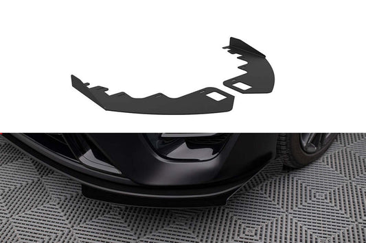Maxton Design insertii laterale pentru bara fata a Kia Proceed GT, GT-Line, Ceed GT (2022+), lac negru