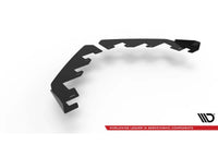 Maxton Design side skirts for front bumper of Volkswagen Scirocco R 2008-2014, black lacquer
