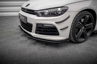 Maxton Design side skirts for front bumper of Volkswagen Scirocco R 2008-2014, black lacquer
