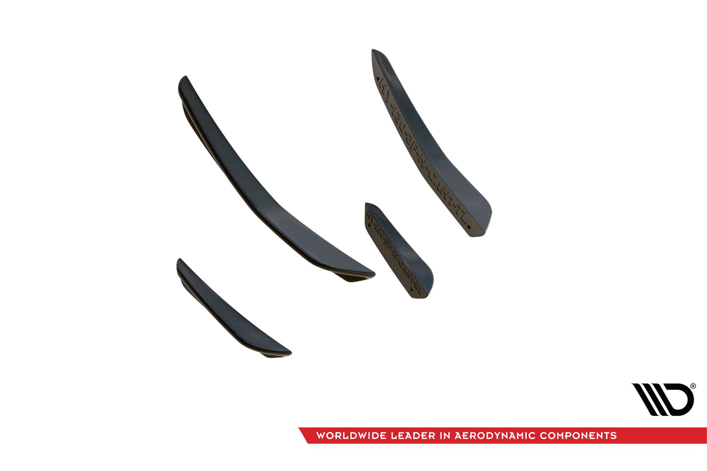 Inserții laterale Maxton Design pentru bara fata N-Line a Hyundai i30 hatchback, station wagon (2020-), negru mat