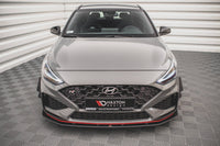 Inserții laterale Maxton Design pentru bara fata N-Line a Hyundai i30 hatchback, station wagon (2020-), negru mat