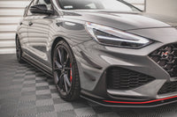 Inserții laterale Maxton Design pentru bara fata N-Line a Hyundai i30 hatchback, station wagon (2020-), negru mat