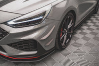 Inserții laterale Maxton Design pentru bara fata N-Line a Hyundai i30 hatchback, station wagon (2020-), negru mat