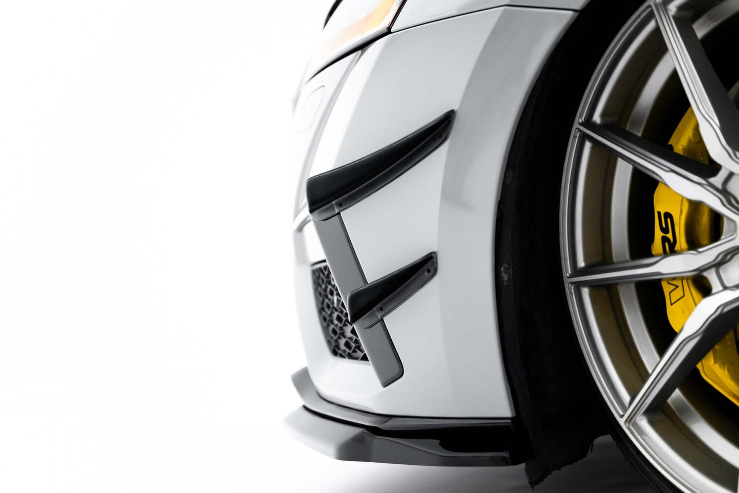 Extensii laterale Maxton Design pentru bara față RS a Skoda Octavia Liftback, break (2020-2024), negru lucios