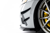 Extensii laterale Maxton Design pentru bara față RS a Skoda Octavia Liftback, break (2020-2024), negru lucios