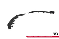 Extensii laterale Maxton Design pentru bara fata ST a Ford Focus (2015-2018), negru lucios