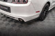 Praguri laterale Maxton Design pentru bara spate a Ford Mustang Mk5 (2009-2014), negru lucios