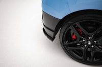 Inserții laterale Maxton Design pentru bara spate a Hyundai Veloster N (2018-2022), negru lac