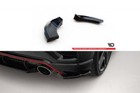 Inserții laterale Maxton Design pentru bara spate a Hyundai Veloster N (2018-2022), negru lac