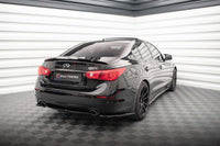 Maxton Design praguri pentru bara spate a Infiniti Q50 S Mk1 (2013-2016), culoare carbon