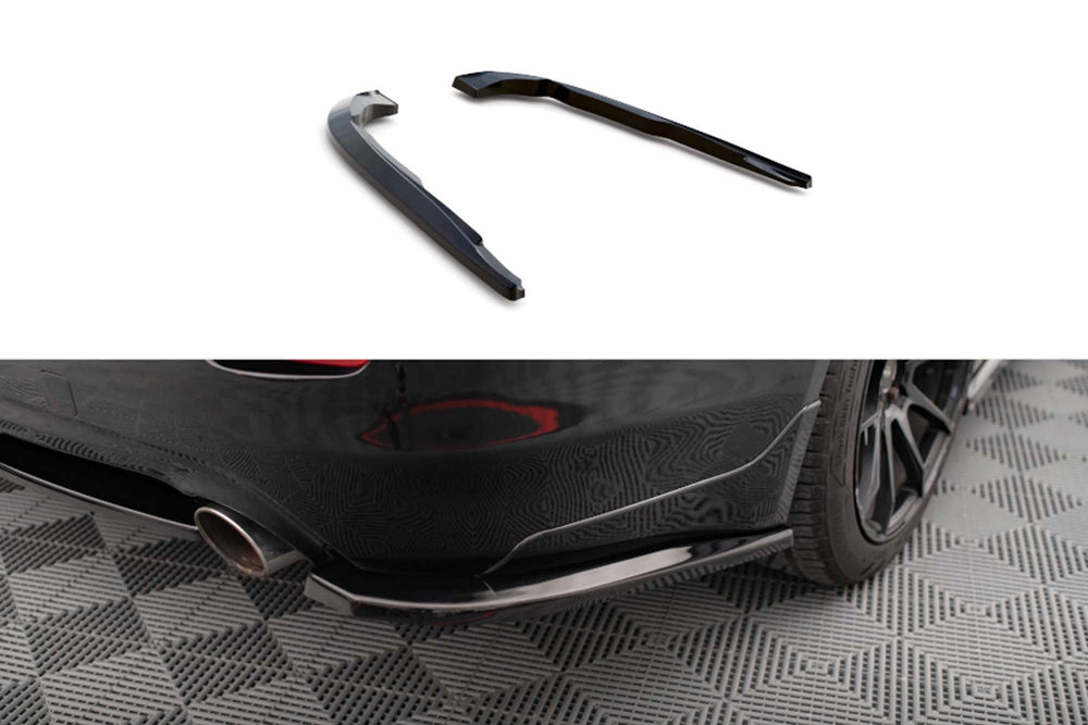 Maxton Design praguri pentru bara spate a Infiniti Q50 S Mk1 (2013-2016), culoare carbon