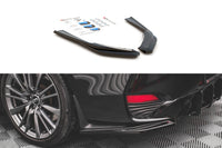 Maxton Design insertii laterale pentru bara spate a Infiniti Q60 S (dupa 2017), culoare carbon