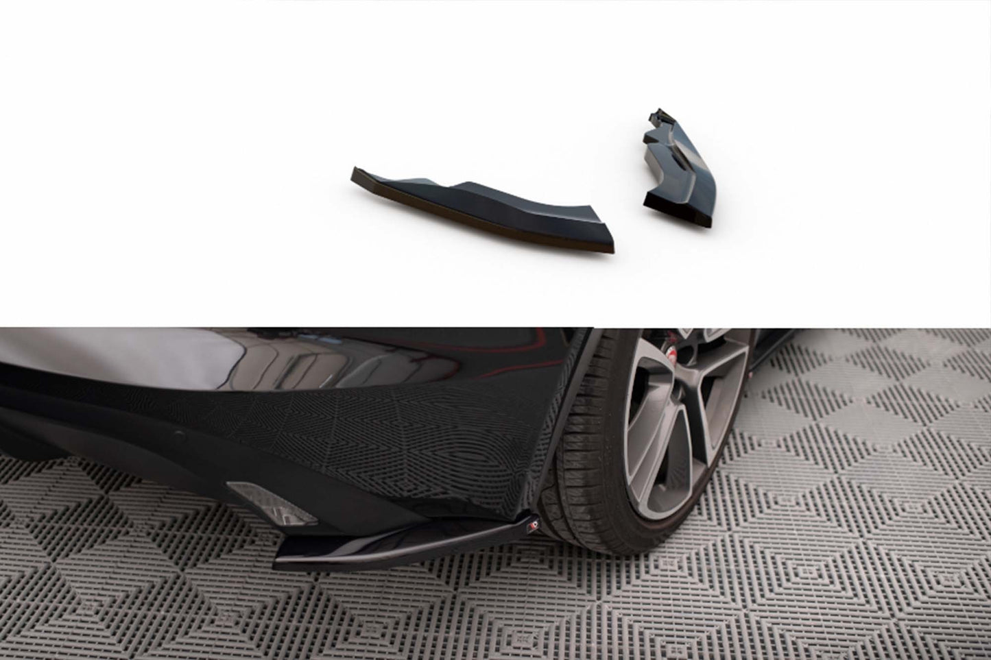 Maxton Design praguri pentru bara spate a Jaguar F-Type Mk1 (2016-2020), culoare carbon