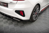 Inserții laterale Maxton Design pentru bara spate Kia Ceed GT (2018-2022), negru lac