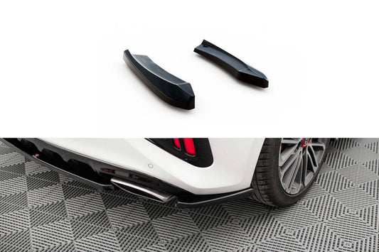 Inserții laterale Maxton Design pentru bara spate Kia Ceed GT (2018-2022), negru lac