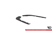 Maxton Design side skirts for Kia Stinger GT-Line (2017-2023) rear bumper, matt black