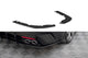 Maxton Design side skirts for Kia Stinger GT-Line (2017-2023) rear bumper, matt black