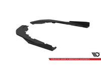 Maxton Design side skirts for Kia Stinger GT-Line (2017-2023) rear bumper, matt black