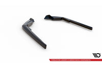 Side Skirts Diffusers Maxton Design for Toyota Highlander (from 2019), gloss black