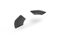 Ornamente laterale Maxton Design pentru bara spate a Volkswagen Scirocco R (2008-2014), negru mat