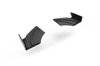 Praguri laterale Maxton Design pentru bara spate a Volkswagen Scirocco R (2008-2014), negru mat