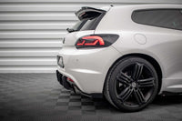 Praguri laterale Maxton Design pentru bara spate a Volkswagen Scirocco R (2008-2014), negru mat