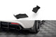 Praguri laterale Maxton Design pentru bara spate a Volkswagen Scirocco R (2008-2014), negru mat