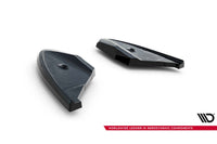 Insertii laterale pentru bara spate Maxton Design pentru Volkswagen T-Roc R (2017-2021), lac negru