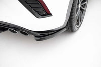 Insertii laterale pentru bara spate Maxton Design pentru Volkswagen T-Roc R (2017-2021), lac negru