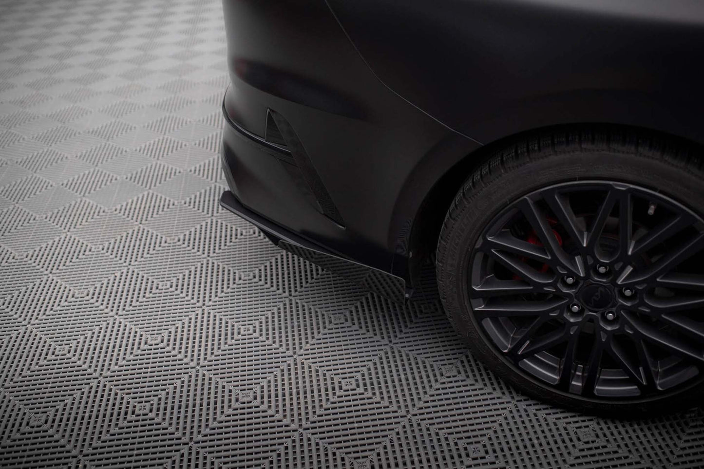 Maxton Design inserții laterale pentru bara spate a Kia Proceed GT (2022+), negru lucios