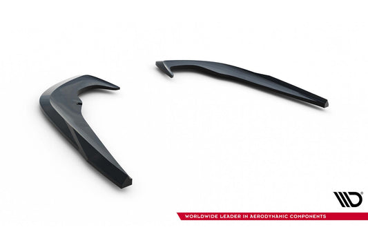 Maxton Design extensii laterale pentru bara spate Skoda Octavia Sportline Liftback și combi (după 2024), negru lucios